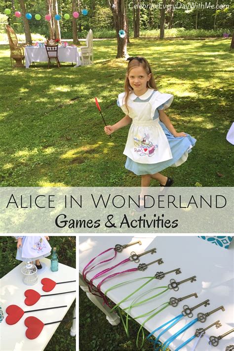 Alice in Wonderland Party Games, Activities & More - Celebrate Every
