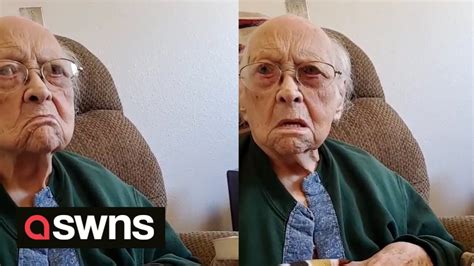 Adorable Moment 110 Year Old Grandma Is Reminded Of Her Age On Her Birthday