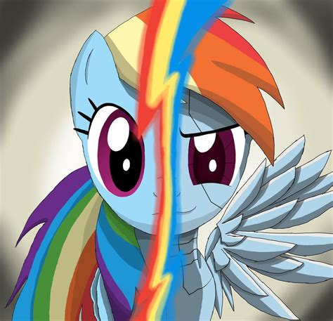 Rainbot By Midnightsonare On Deviantart Rainbow Dash My Little Pony