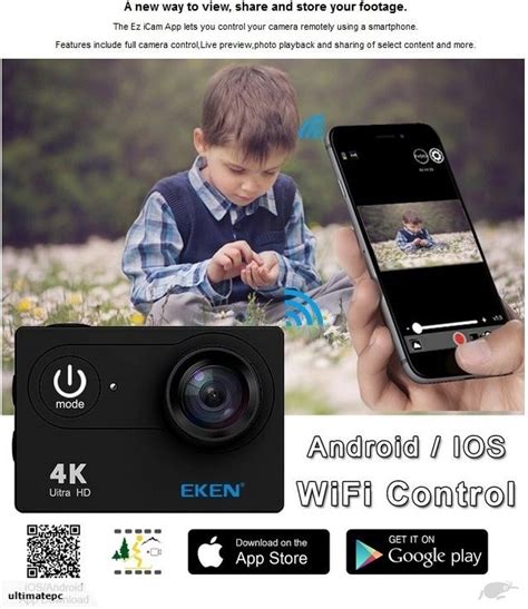 Eken H9 Action Camera Wifi Ultra Hd Mini Cam 4k30fps 1080p60fps 720p