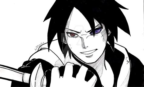Sasuke Uchiha in Boruto fan art by Byncu-Uzumaki on DeviantArt