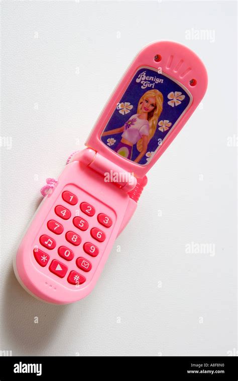 Mobile Phone Pink Toy Barbie Girl Play Buttons Design Screen