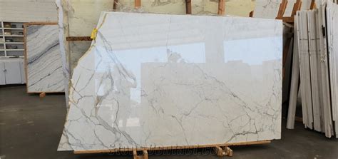 Calacatta Borghini Polished Marble Slab From United States