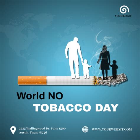 World No Tobacco Day Postermywall