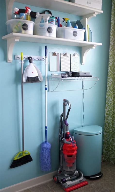 However, having a nice organize laundry room can really make the experience of doing laundry a little more bearable. 10 Ways to Organize All of Your Cleaning Supplies (With ...