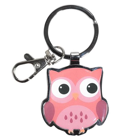 Metal Keyring Wisdom Sweet Prov 24:14 Owl Metal epoxy owl keyring with Scripture stamped on the ...