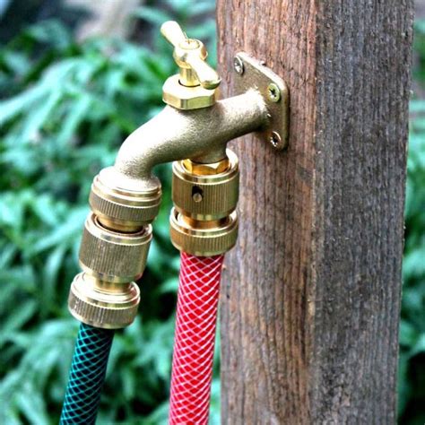 Easy To Install Garden Tap Works With Standard Garden Hose Pipes