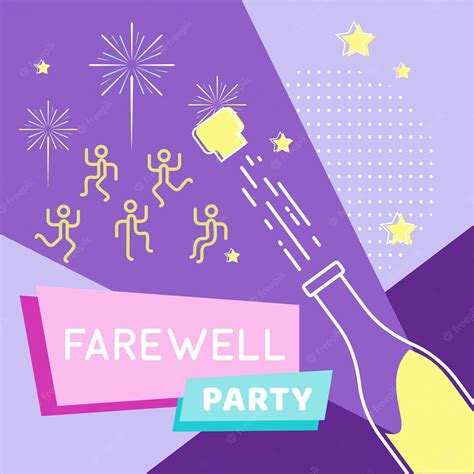 Premium Vector Farewell Party Illustration