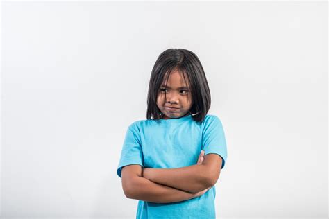 Little Girl Feel Angry In Studio Shot 3253489 Stock Photo At Vecteezy