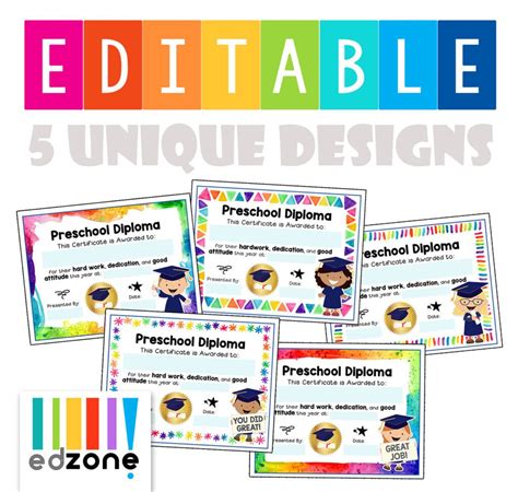 Homeschool Diploma Editable Certificates And Awards Print This Year