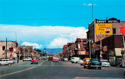 Main Street In Price Utah 1957 Desoto