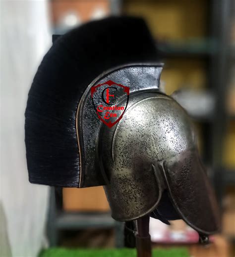 Troy Achilles Armor Helmet Medieval Knight Crusader Spartan Etsy