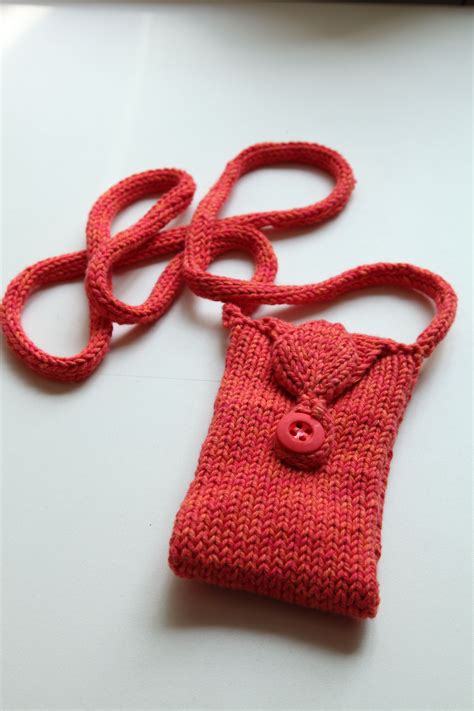 Easy Knitted Purse No Pattern Just A Picture But Keeping It For The