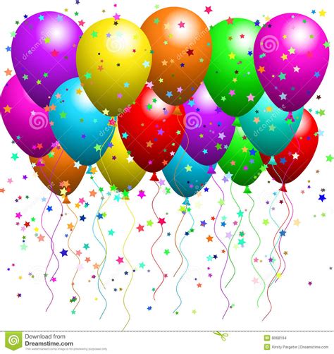 Angular is a platform for building mobile and desktop web applications. Balloons and confetti stock vector. Illustration of ribbon ...