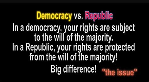 90 Miles From Tyranny Democracy Vs Republic