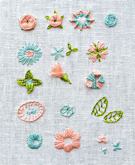 How To Embroider Flowers Simple