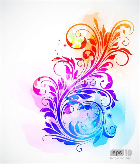 Abstract Floral Background Vector Illustration Royalty Free Stock Image