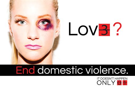 Domestic Violence Campaign Final Poster On Behance