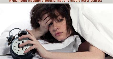 Myths About Sleeping Disorders That One Should Never Believe World