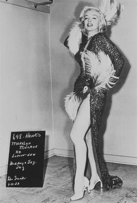 22 Pictures Of Marilyn Monroe Wardrobe Tests As Lorelei Lee In Gentlemen Prefer Blondes 1953