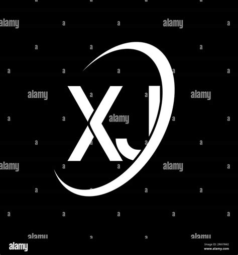 xj logo x j design white xj letter xj x j letter logo design initial letter xj linked circle