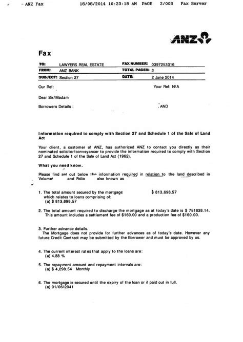Request a letter to confirm bank account confirmation of bank details letter vendor bank account confirmation transaction letter to bank request see sample letter below im sure your bank will consider your letter june 11, 2012. ANZ Section 27 Bank Confirmation Letter - CLICK IMAGE FOR PDF | Business letter template ...