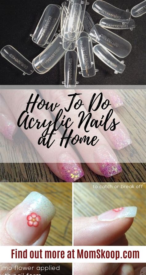 How To Do Acrylic Nails At Home In 2023 Acrylic Nails At Home Diy