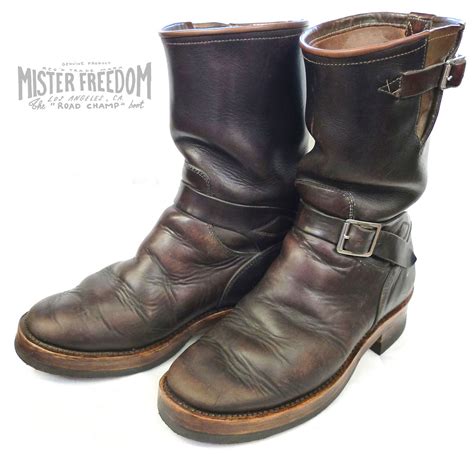Vintage Engineer Boots Updated Mister Freedom Road Champ Engineer Boots