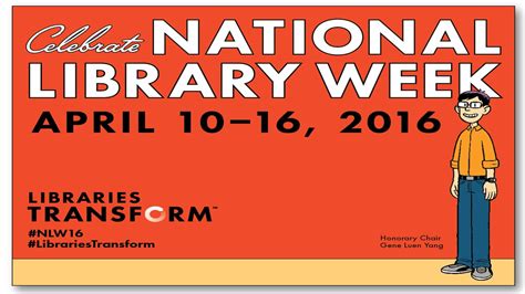 Archer Library News National Library Week April 10 16 2016