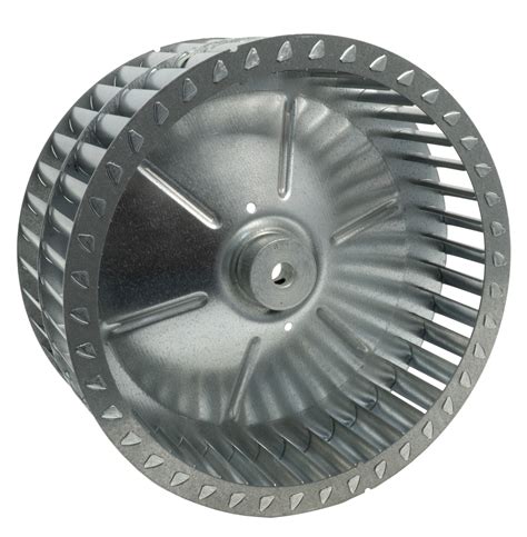 Revcor Double Inlet Blower Wheel, 9 1/2 in. DIA., 1/2 Bore, CW, Tab