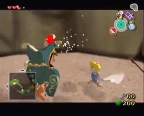 In The Legend Of Zelda Wind Waker And Hd Slicing A Moblins Ass