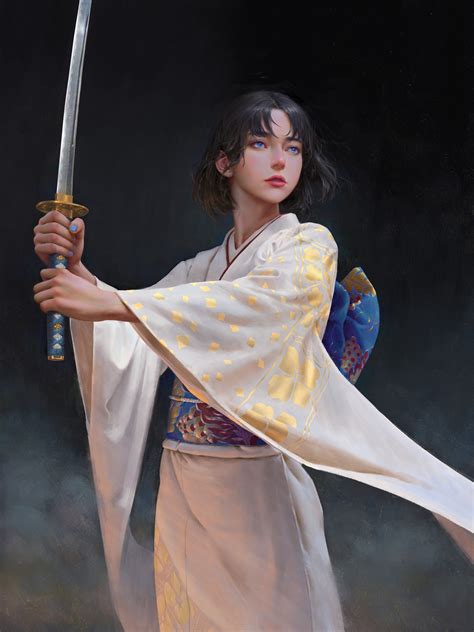 See more ideas about japanese art, traditional japanese art, art. Wallpaper : artwork, fantasy art, fantasy girl, women ...