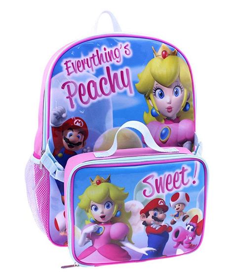 Princess Peach Plush Backpack