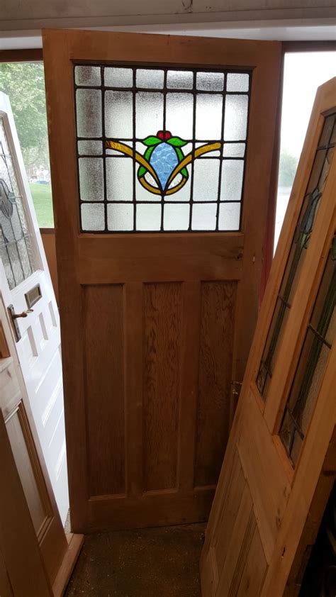 Gorgeous 1930's stained glass internal door, currently ...