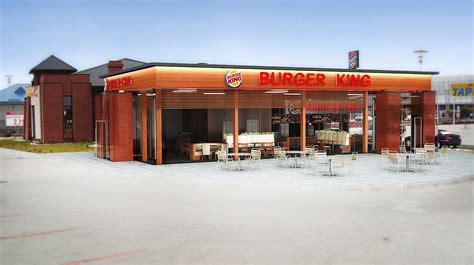 Restauracja Burger King Drive Thru Koncept Archipeka
