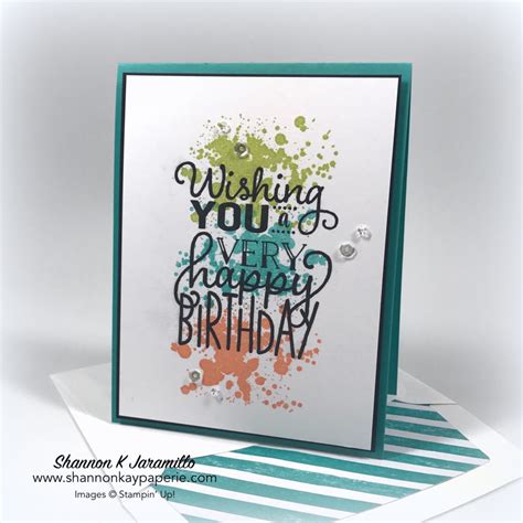 Quick And Easy Card Idea Shannon Kay Paperie
