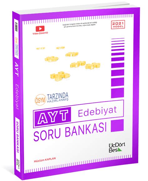 AYT Edebiyat Soru Bankası | Üç Dört Beş Yayınları