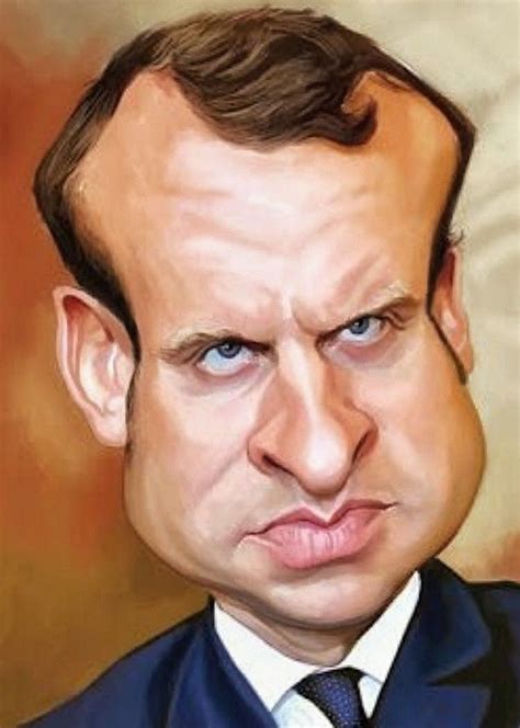 Emmanuel Macron Caricatures De Célébrités Caricatures Caricature