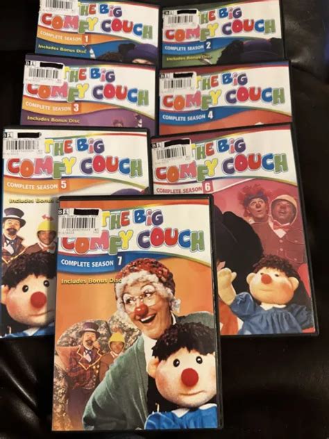 The Big Comfy Couch Complete Series Dvd Seasons 1 7 Oop Very Rare 25000 Picclick