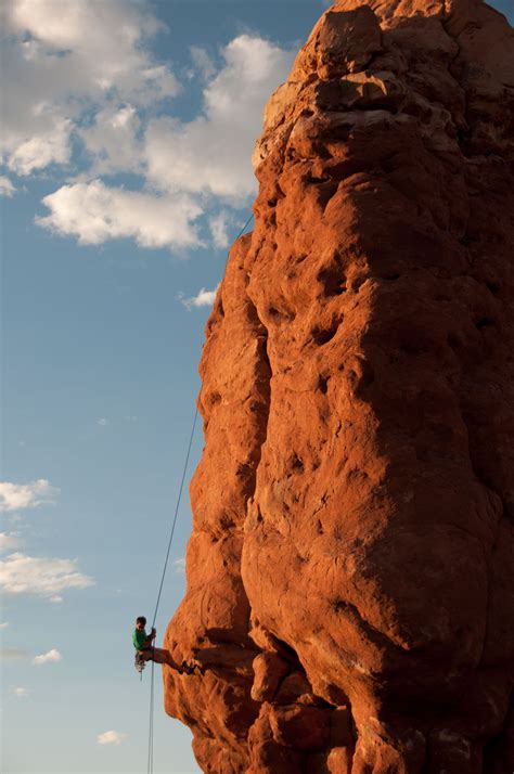 Rock Climbing And Canyoneering In Moab Utah