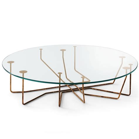 4.5 out of 5 stars. Connection Glass and Brass Coffee Table by Gallotti ...