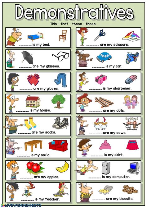 Ficha De Demonstratives