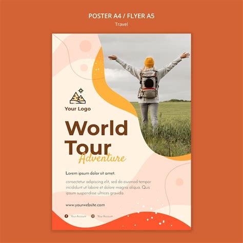 Free Psd Travel Poster Template