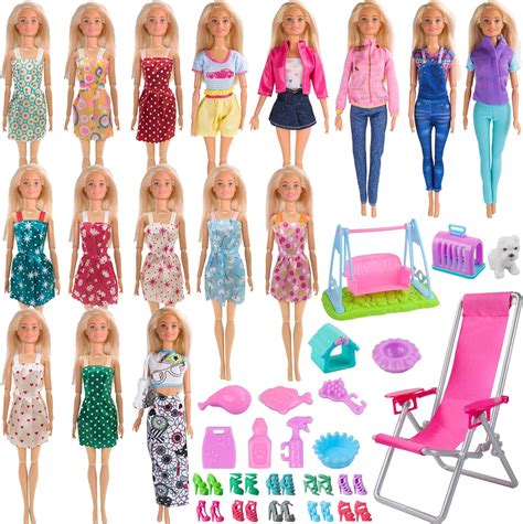 Sotogo 39 Pieces Doll Clothes And Accessories For 115 Inch Girls Include 16 Pieces