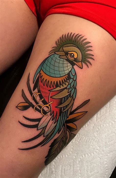 quetzal bird tattoo by dave wah at stay humble tattoo company in baltimore maryland the best