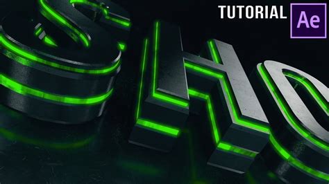 After Effects Tutorial | Dubstep : Element 3D Logo Reveal - YouTube