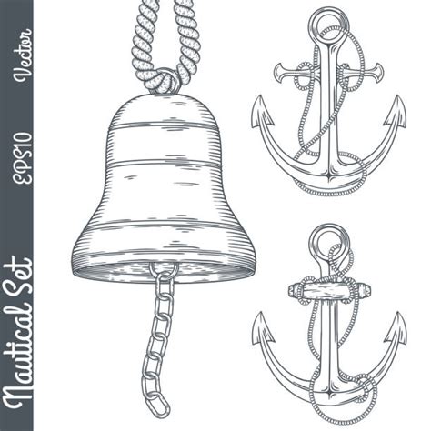 Ship Anchor Chain Drawing Illustrations Royalty Free Vector Graphics