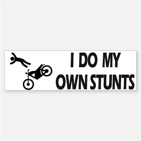 Stunt Rider Bumper Stickers Car Stickers Decals And More