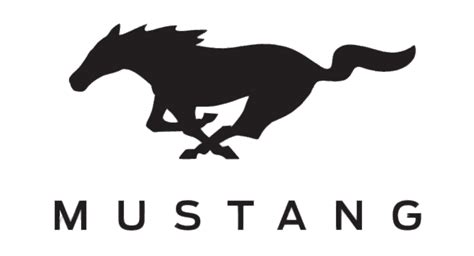 Ford Mustang Logo Black Transparent Png Stickpng