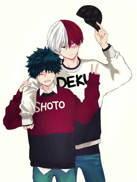 Midoriya Todoroki Hero Boku No Hero Academia Hero Academia Characters